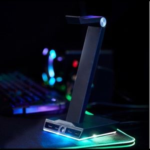 Exclusive LED headset stand w/4 USB port